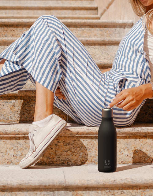 Load image into Gallery viewer, Black Uv Light Hydro Bottle by ASOBU®
