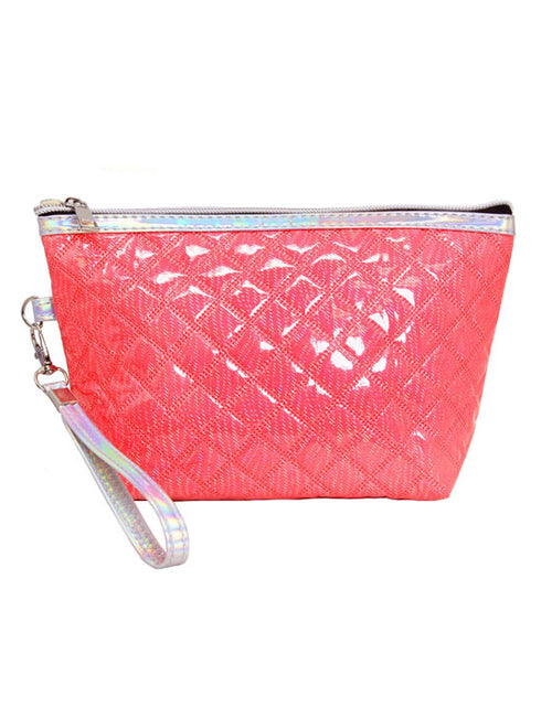 Load image into Gallery viewer, Quilted Shiny Puffer Pouch Bag by Madeline Love
