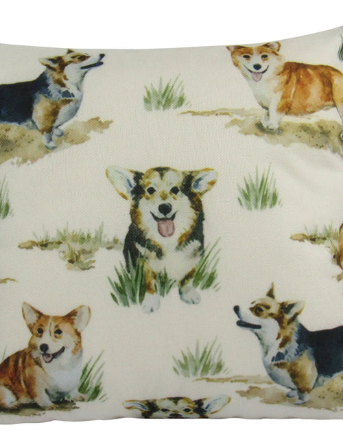 Load image into Gallery viewer, Corgi | Pattern | Pillow Cover | Dogs | Home Decor | Custom Dog Pillow | Dog Mom | Corgi Lover Gift | Dog fabric | Dog Mom Gift | Dog Gifts by UniikPillows
