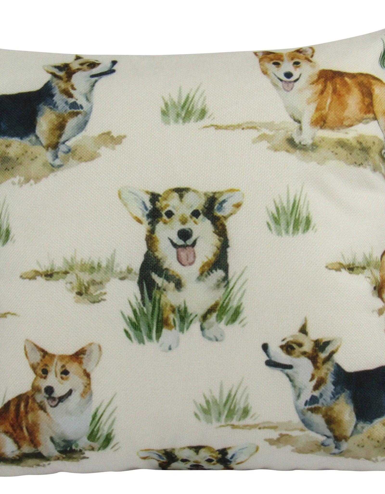 Corgi | Pattern | Pillow Cover | Dogs | Home Decor | Custom Dog Pillow | Dog Mom | Corgi Lover Gift | Dog fabric | Dog Mom Gift | Dog Gifts by UniikPillows