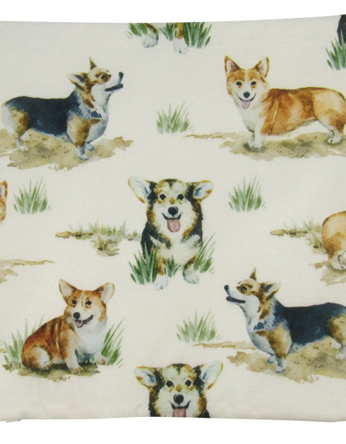 Load image into Gallery viewer, Corgi | Pattern | Pillow Cover | Dogs | Home Decor | Custom Dog Pillow | Dog Mom | Corgi Lover Gift | Dog fabric | Dog Mom Gift | Dog Gifts by UniikPillows
