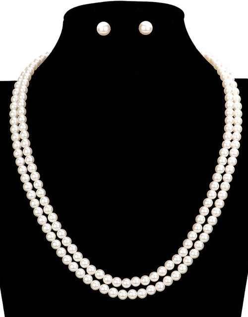 Load image into Gallery viewer, Double Layered Pearl Necklace by Madeline Love
