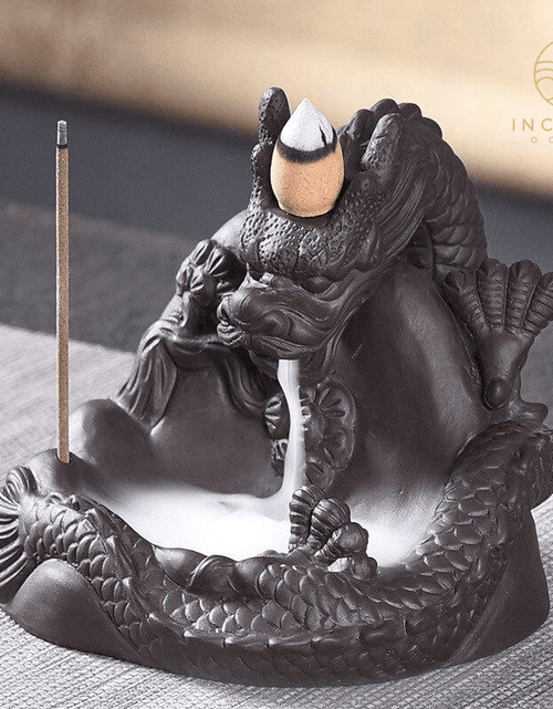 Load image into Gallery viewer, Creative Dragon Incense Burner by incenseocean

