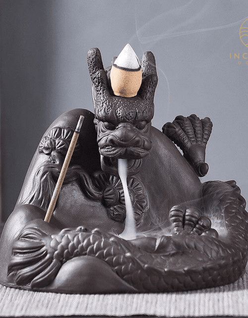 Load image into Gallery viewer, Creative Dragon Incense Burner by incenseocean
