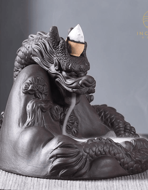 Load image into Gallery viewer, Creative Dragon Incense Burner by incenseocean
