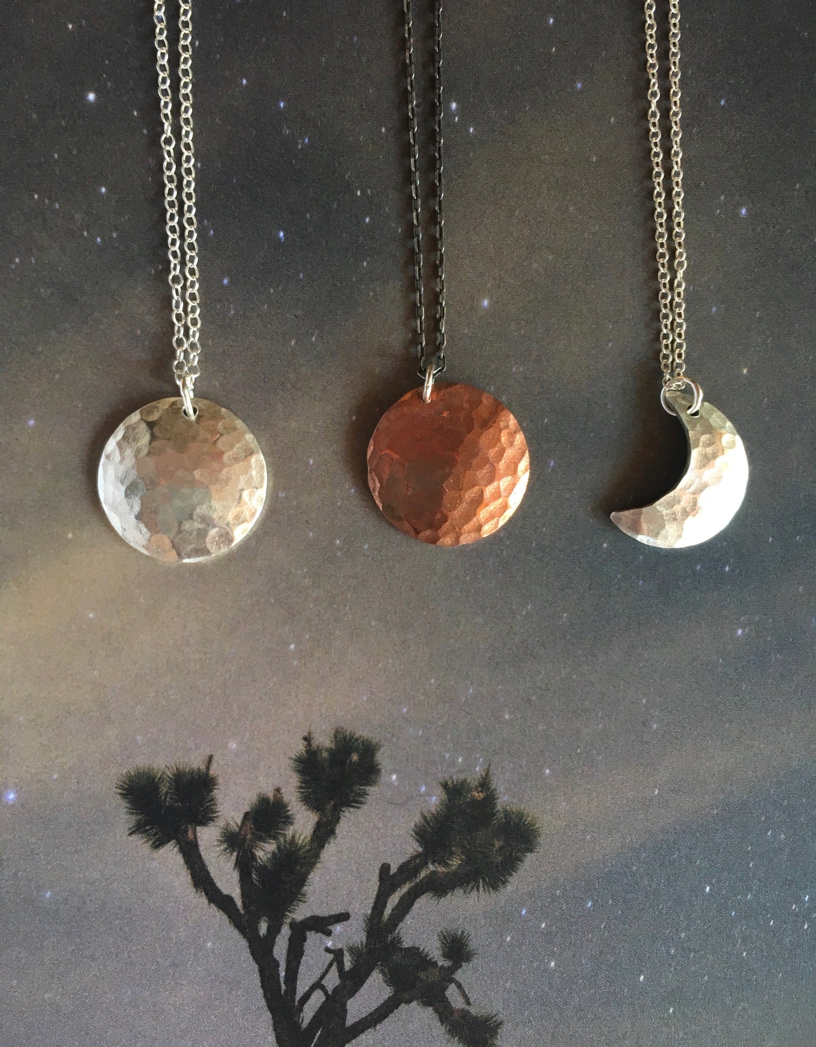 Full Moon Necklace by Jennifer Cervelli Jewelry