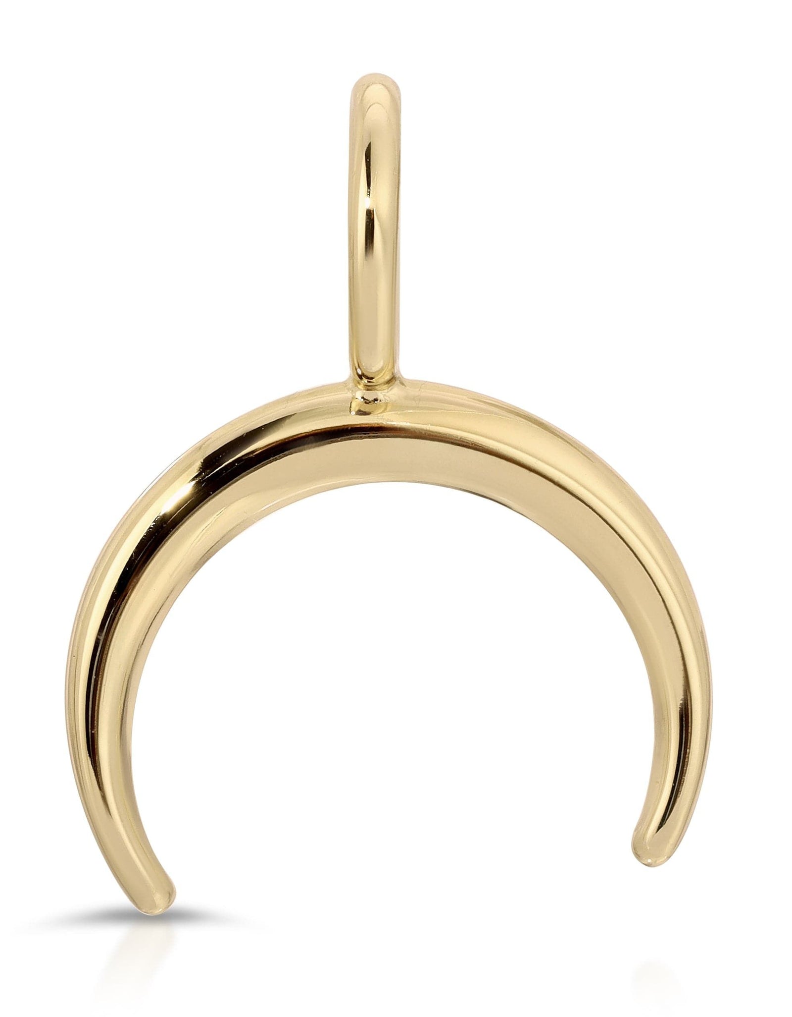 Crescent Moon Pendant by eklexic jewelry