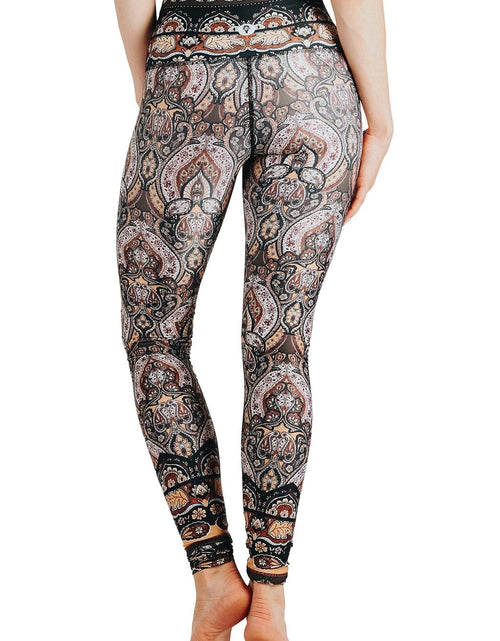 Load image into Gallery viewer, Espresso Yourself Printed Yoga Leggings by Yoga Democracy
