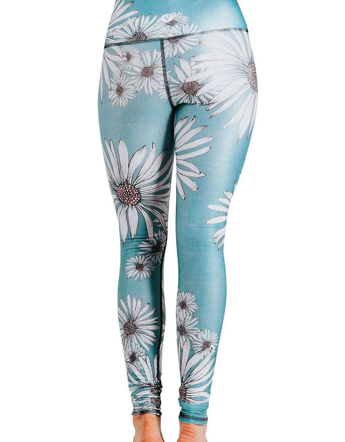 Load image into Gallery viewer, Flower Child Printed Yoga Leggings by Yoga Democracy
