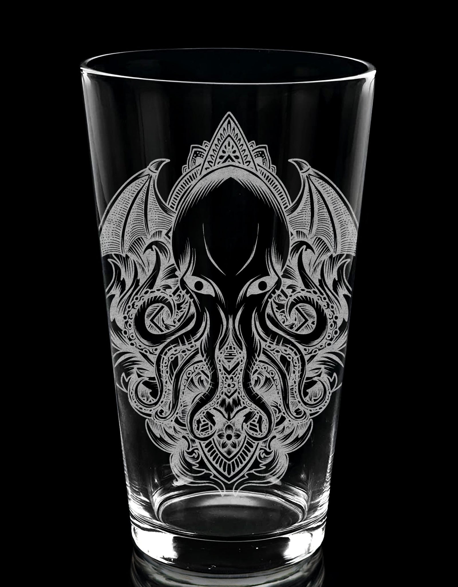 CTHULHU Pint Glasses by LumEngrave