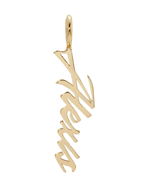 Load image into Gallery viewer, Custom Script Name Pendant by eklexic jewelry
