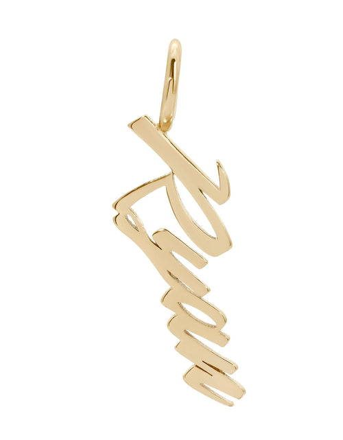Load image into Gallery viewer, Custom Script Name Pendant by eklexic jewelry
