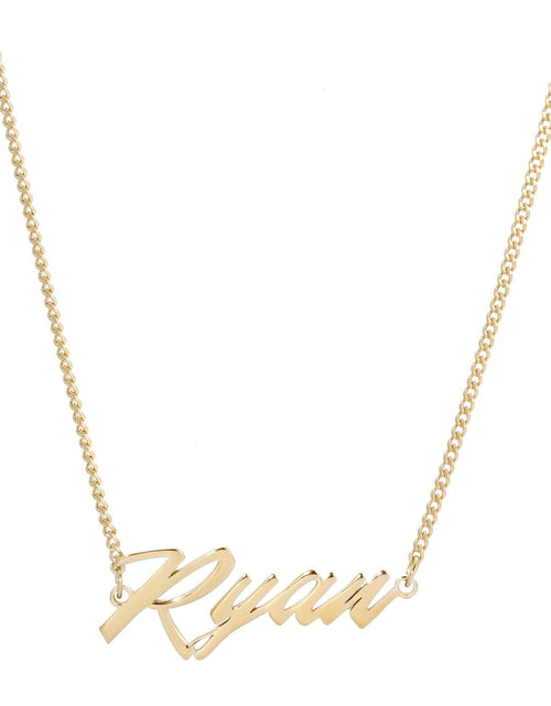 Load image into Gallery viewer, Custom Script Nameplate by eklexic jewelry
