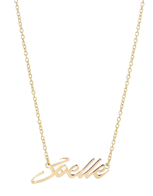 Load image into Gallery viewer, Custom Script Nameplate by eklexic jewelry

