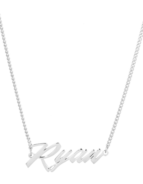Load image into Gallery viewer, Custom Script Nameplate by eklexic jewelry
