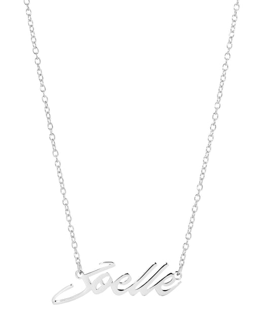 Load image into Gallery viewer, Custom Script Nameplate by eklexic jewelry
