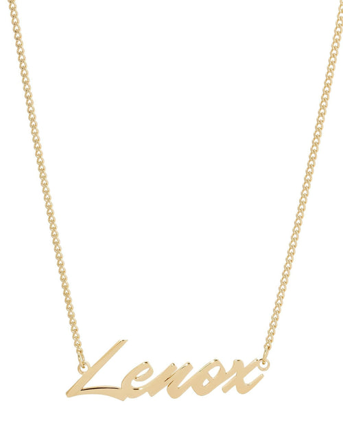 Load image into Gallery viewer, Custom Script Nameplate by eklexic jewelry
