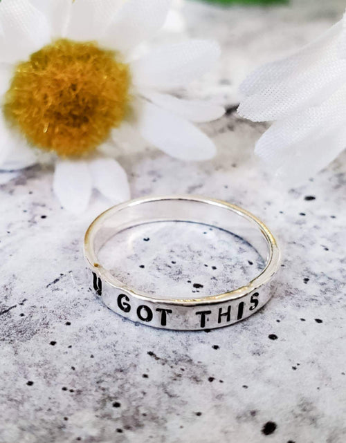 Load image into Gallery viewer, Custom Sterling Silver Ring by Salt and Sparkle
