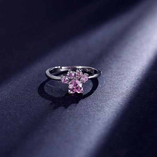 Load image into Gallery viewer, Paw Ring - Adjustable by PetWithMe
