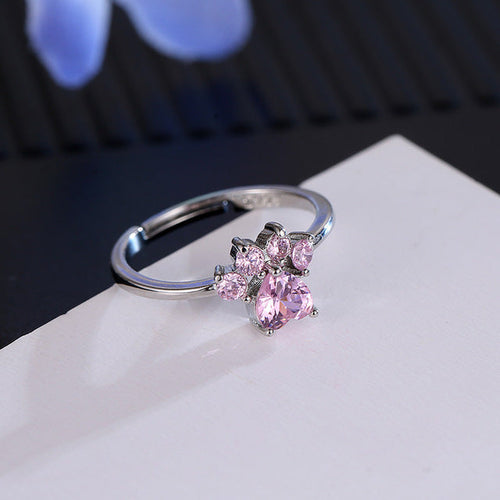 Load image into Gallery viewer, Paw Ring - Adjustable by PetWithMe

