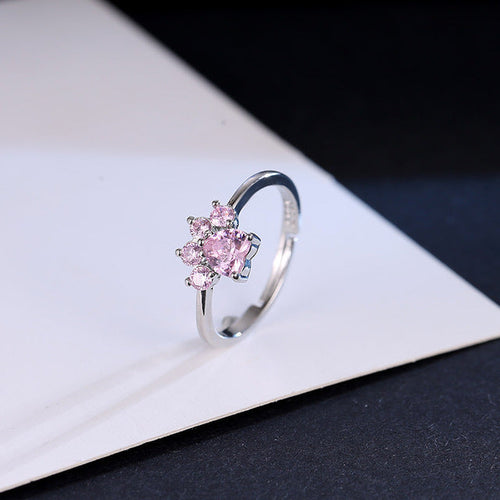 Load image into Gallery viewer, Paw Ring - Adjustable by PetWithMe
