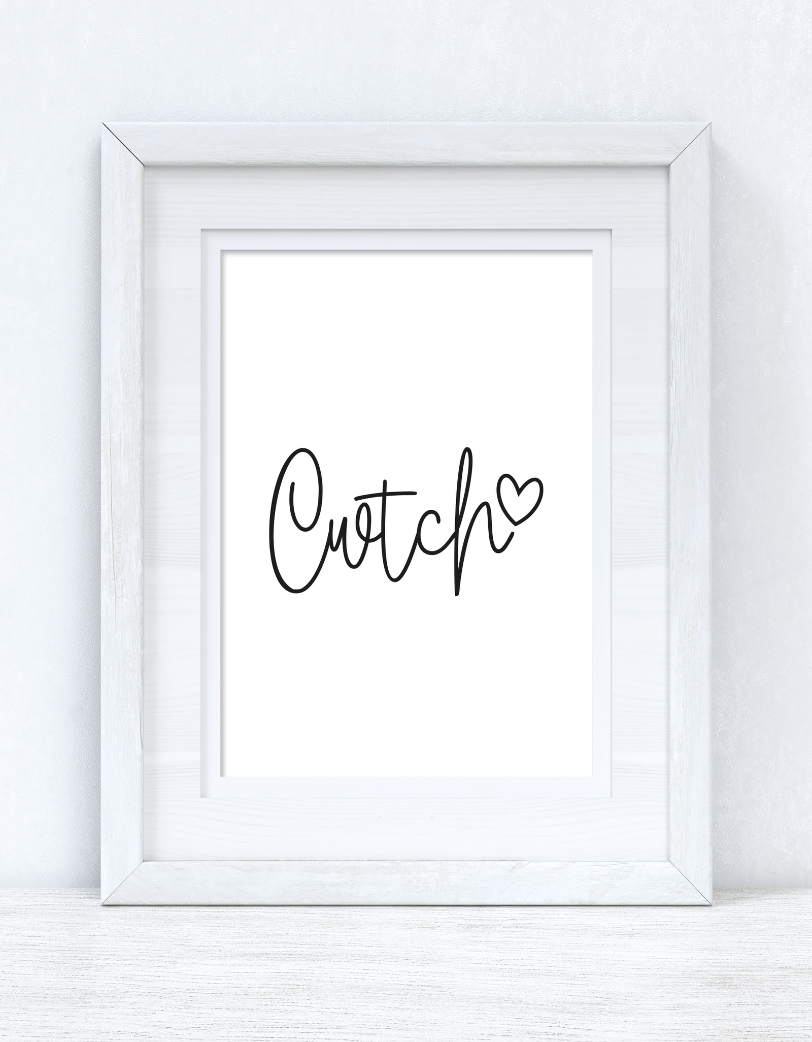 Cwtch Cuddle Heart Home Welsh Decor Wall Decor Print by WinsterCreations™ Official Store