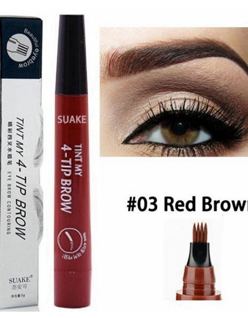 Load image into Gallery viewer, 4-TIP Waterproof BROW Liquid Eyebrow Pencil by Js House
