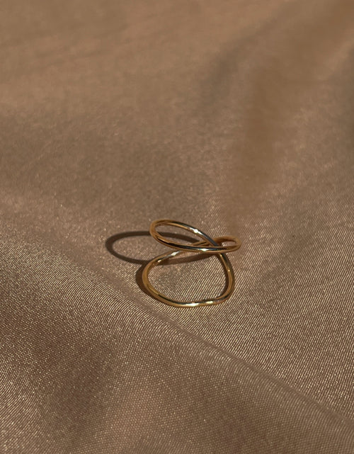 Load image into Gallery viewer, Cross Me Ring by Toasted Jewelry
