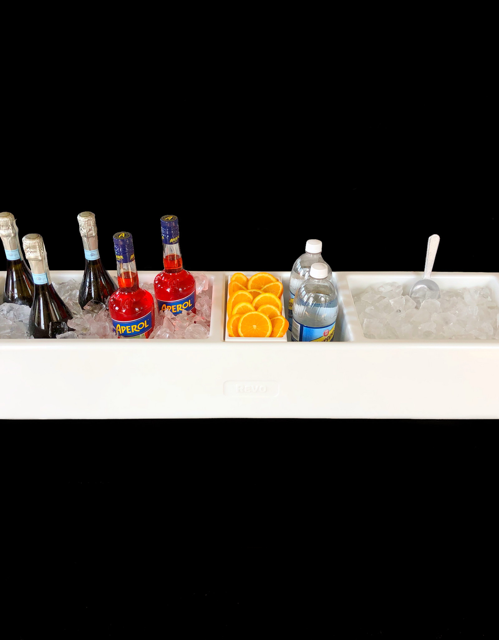 REVO Party Barge Cooler| Polar White | Insulated Beverage Tub by REVO COOLERS, LLC