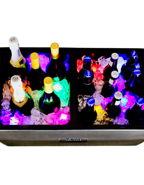 Load image into Gallery viewer, REVO Dubler Cooler | Deep Black | Party Cooler by REVO COOLERS, LLC
