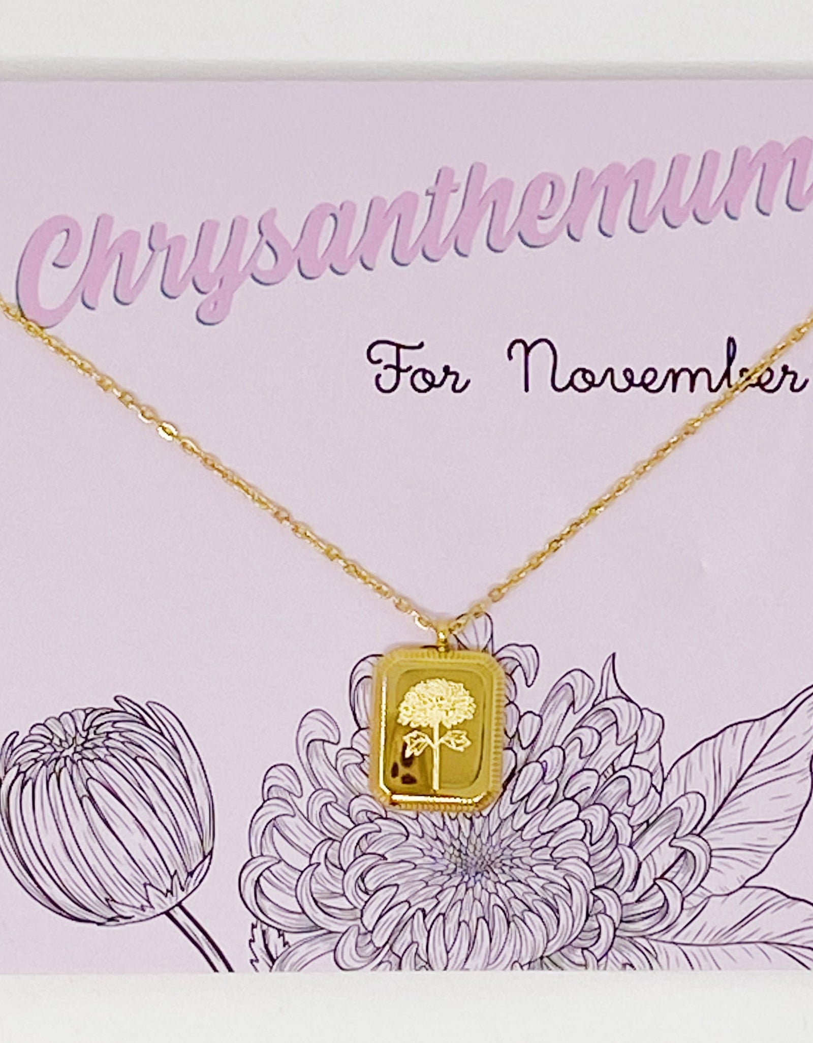 Blooming Birth Month Necklace by Ellisonyoung.com