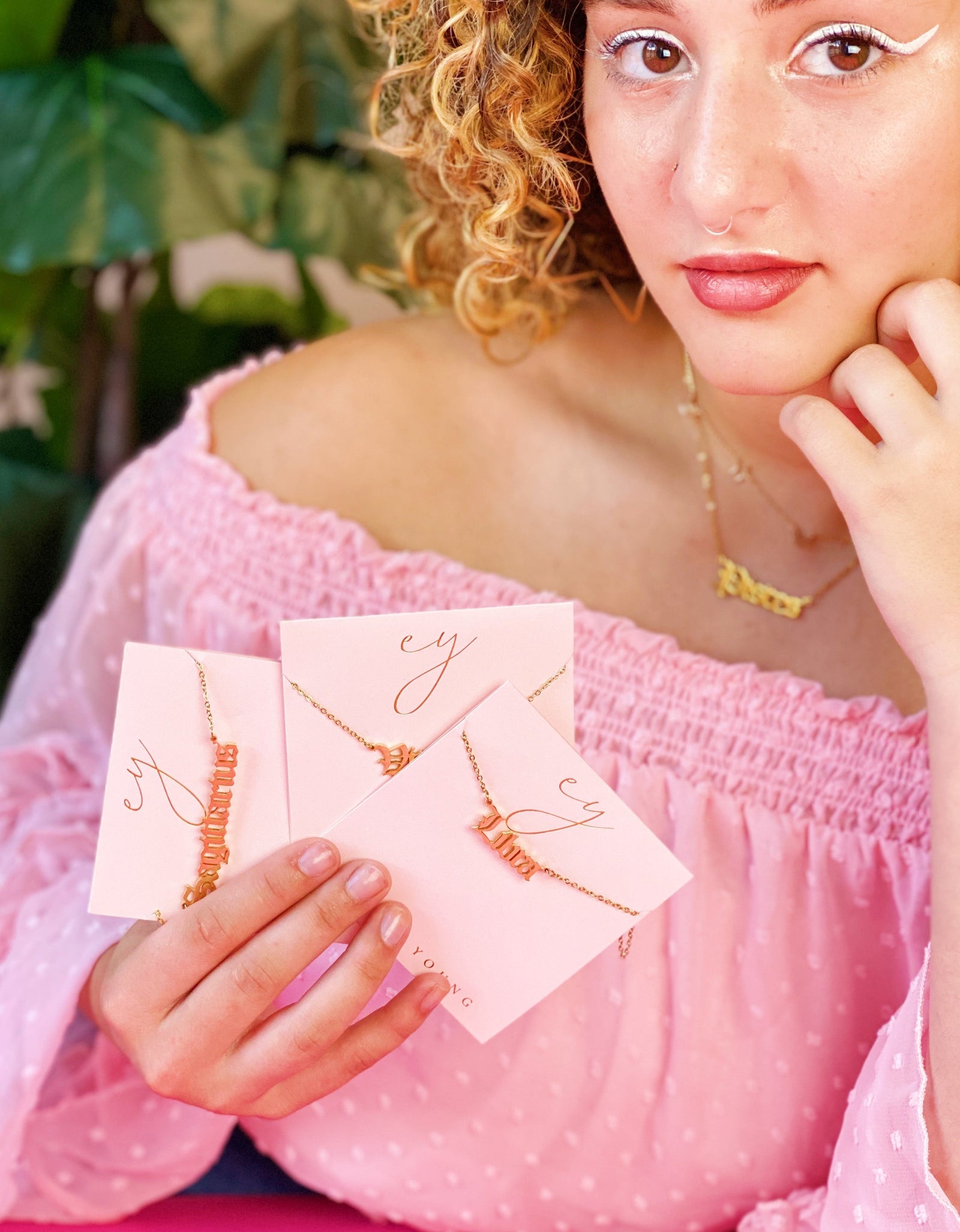 Old English Zodiac Necklace by Ellisonyoung.com