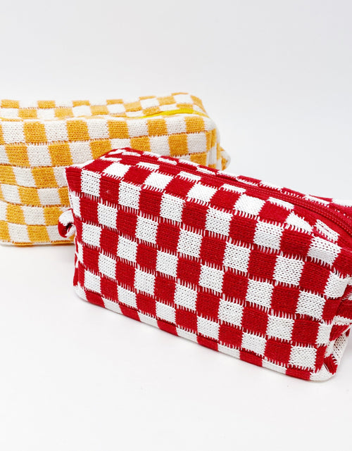 Load image into Gallery viewer, Check Yourself Cosmetic Bag by Ellisonyoung.com
