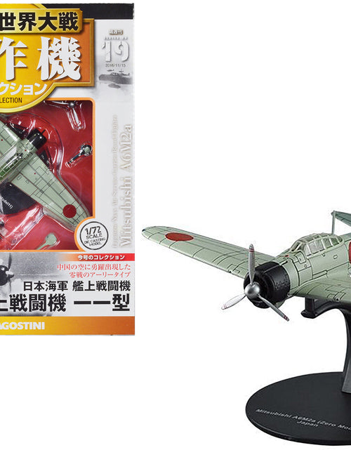 Load image into Gallery viewer, Mitsubishi A6M2a "Zero" Fighter Aircraft "Imperial Japanese Navy Air Service" 1/72 Diecast Model by DeAgostini
