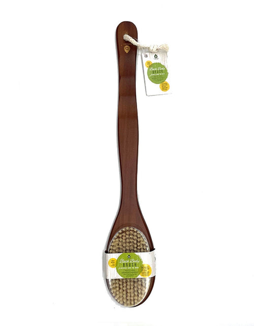 Load image into Gallery viewer, Bath Body Brush With Long Bamboo Handle by Pursonic
