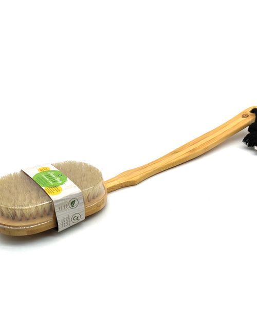 Load image into Gallery viewer, Bath Body Brush With Long Bamboo Handle by Pursonic
