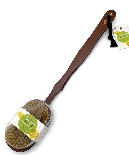 Load image into Gallery viewer, Bath Body Brush With Long Bamboo Handle by Pursonic
