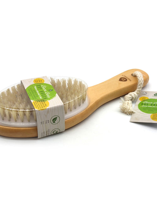 Load image into Gallery viewer, Bath Body Brush With Lotus Wooden Handle by Pursonic
