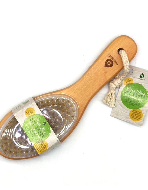 Load image into Gallery viewer, Bath Body Brush With Lotus Wooden Handle by Pursonic
