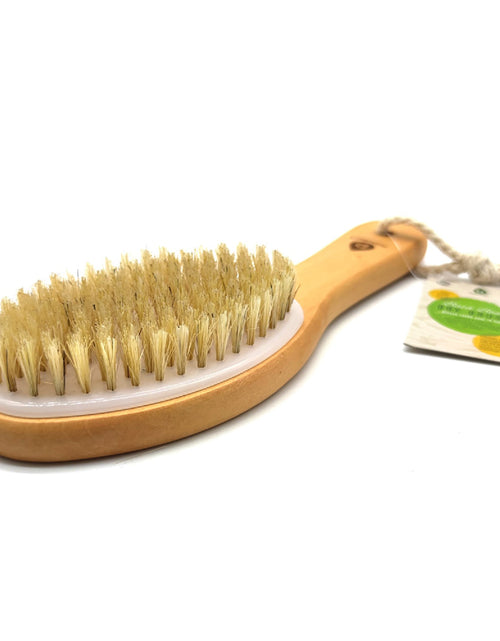 Load image into Gallery viewer, Bath Body Brush With Lotus Wooden Handle by Pursonic
