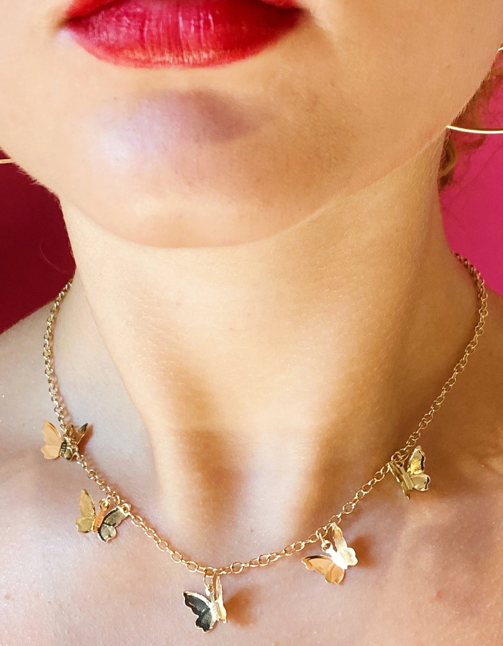 Butterfly Colony Necklace by Ellisonyoung.com