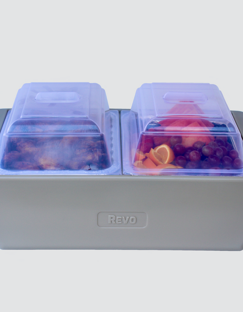 Load image into Gallery viewer, REVO Dubler Cooler | Greige Mist | Party Cooler by REVO COOLERS, LLC

