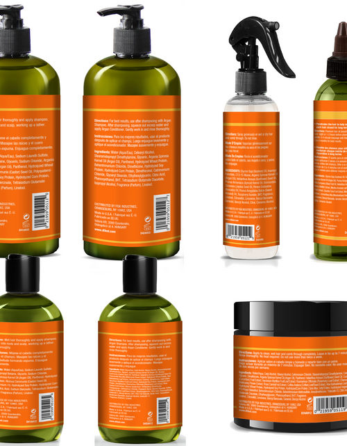Load image into Gallery viewer, Difeel Argan Beauty Bomb 8-PC Complete Shampoo &amp; Conditioner Complete Collection- Hydrating Shampoos, Conditioners, Treatments &amp; More by difeel - find your natural beauty
