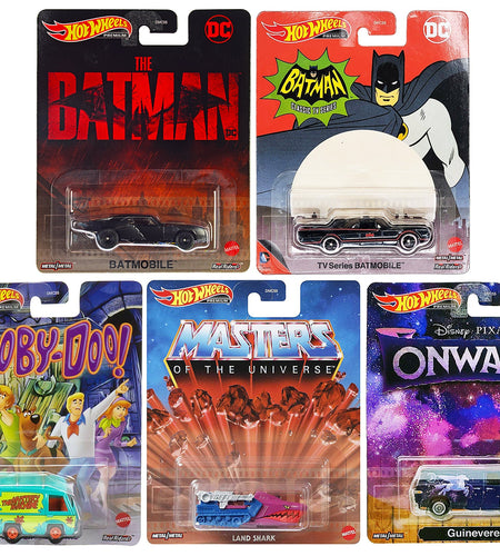 "Retro Entertainment 2022" G Case 5 piece Set Diecast Model Cars by Hot Wheels
