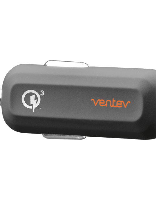 Load image into Gallery viewer, Ventev QC3.0 24W dashport rq1300 mini USB A Car Charger Gray by Ventev
