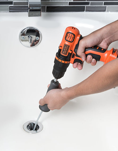 Load image into Gallery viewer, DrainShroom Tub and Sink Snake Auger Clog Remover for Drains, 36 Inch, Stainless by TubShroom.com
