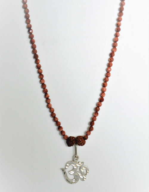 Load image into Gallery viewer, Necklace with silver pendant by OMSutra
