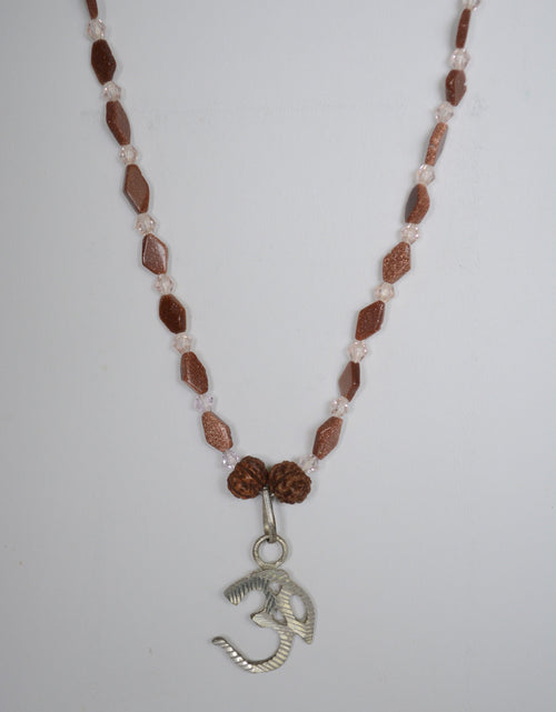 Load image into Gallery viewer, Necklace with silver pendant by OMSutra

