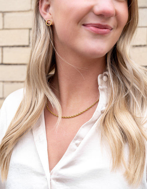 Load image into Gallery viewer, Luxe Gold Rope Chain - 16" by Spiffy &amp; Splendid
