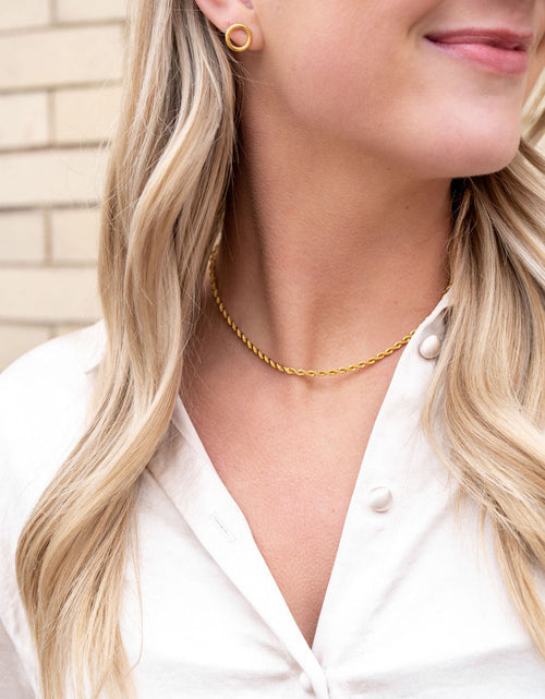Load image into Gallery viewer, Luxe Gold Rope Chain - 18" by Spiffy &amp; Splendid
